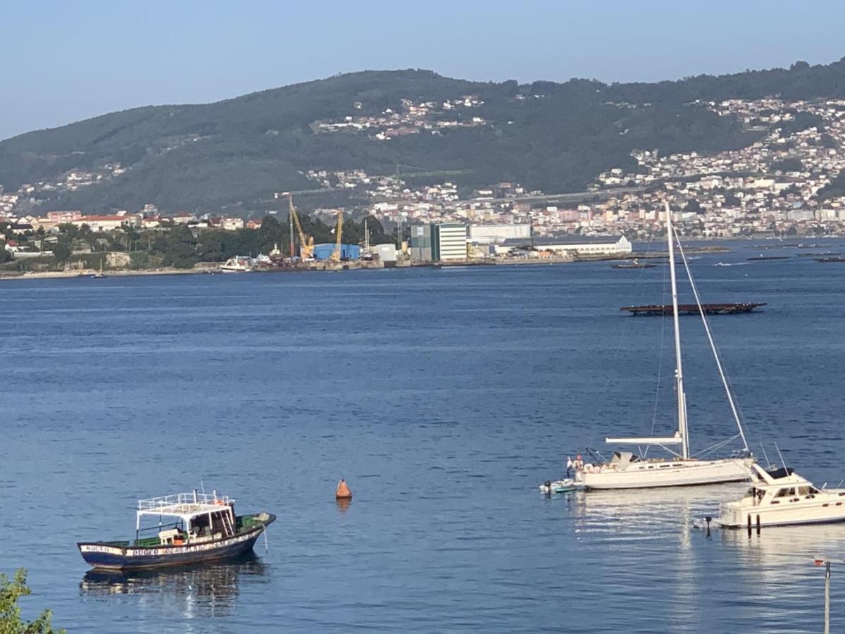 El Mirador Ria De Vigo, Apartamento Frente Al Mar, Centrico Moaña Exteriér fotografie